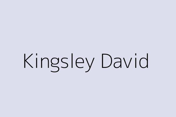 Kingsley David